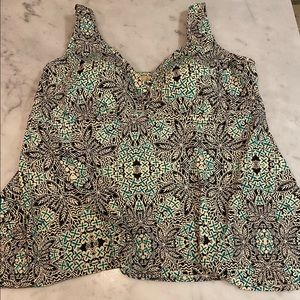 SWIMSUITS FOR ALL New No Tags SZ 24 Khaki Green Top